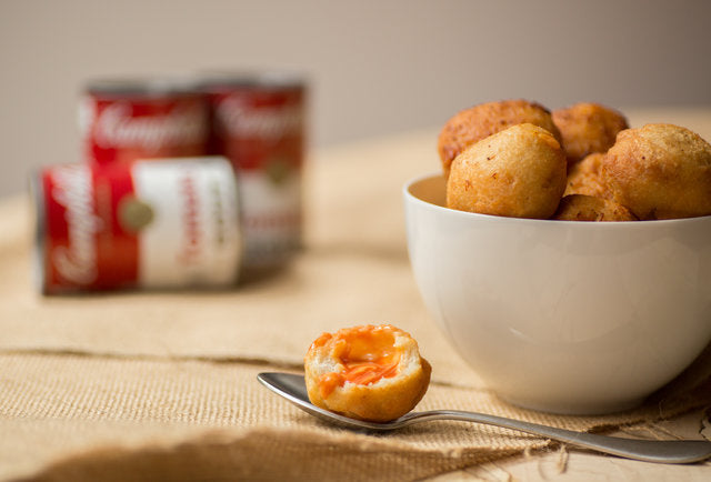 GRILLED CHEESE TOMATO SOUP DUMPLINGS