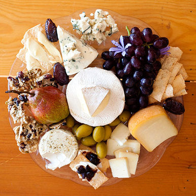 A Tour of Wine Country Cheese Gift Plate