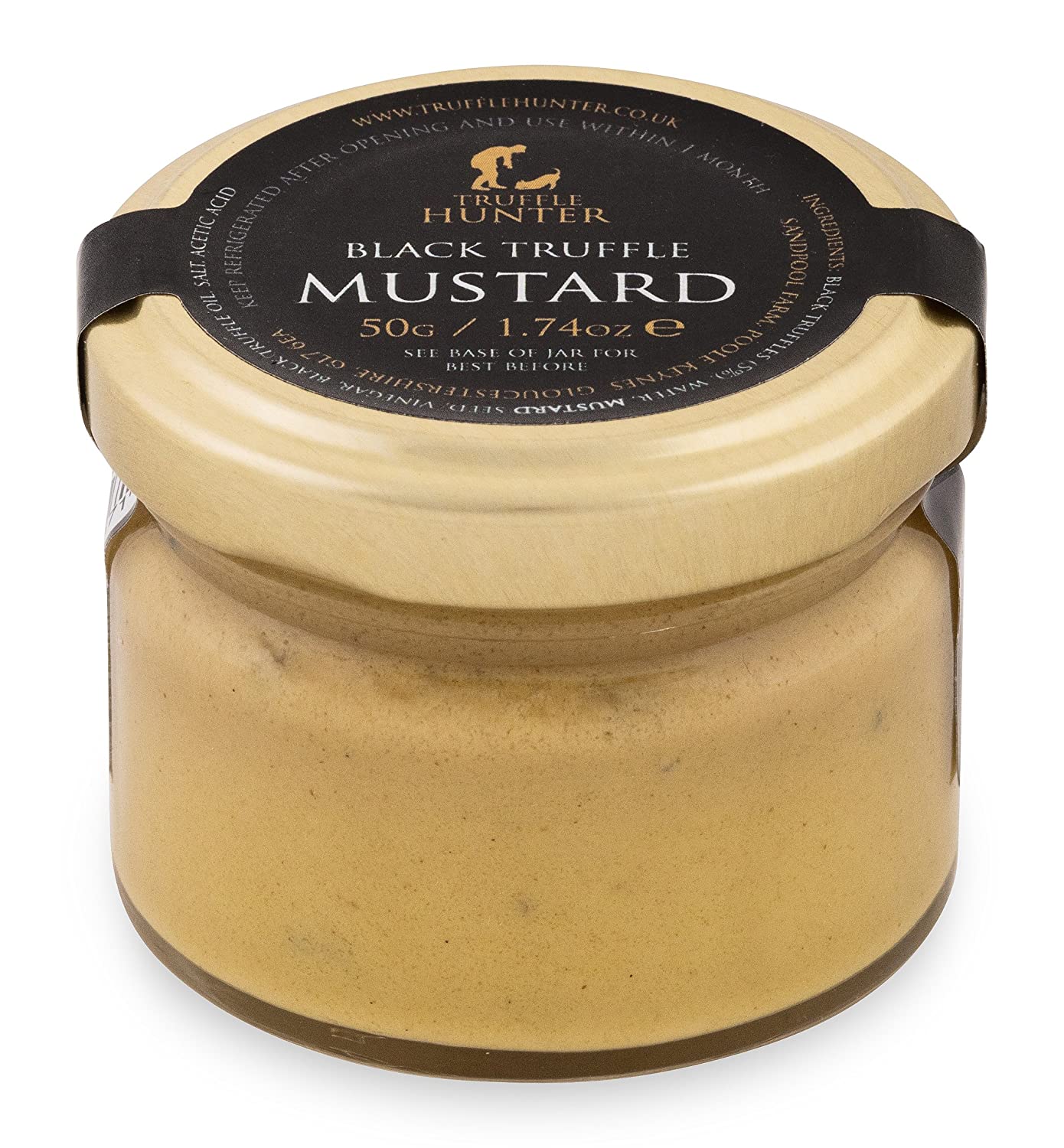 TruffleHunter Real Black & White Truffle Condiment Selection Gift Box - Acacia Honey, Dijon Mustard & Flaked Cornish Sea Salt