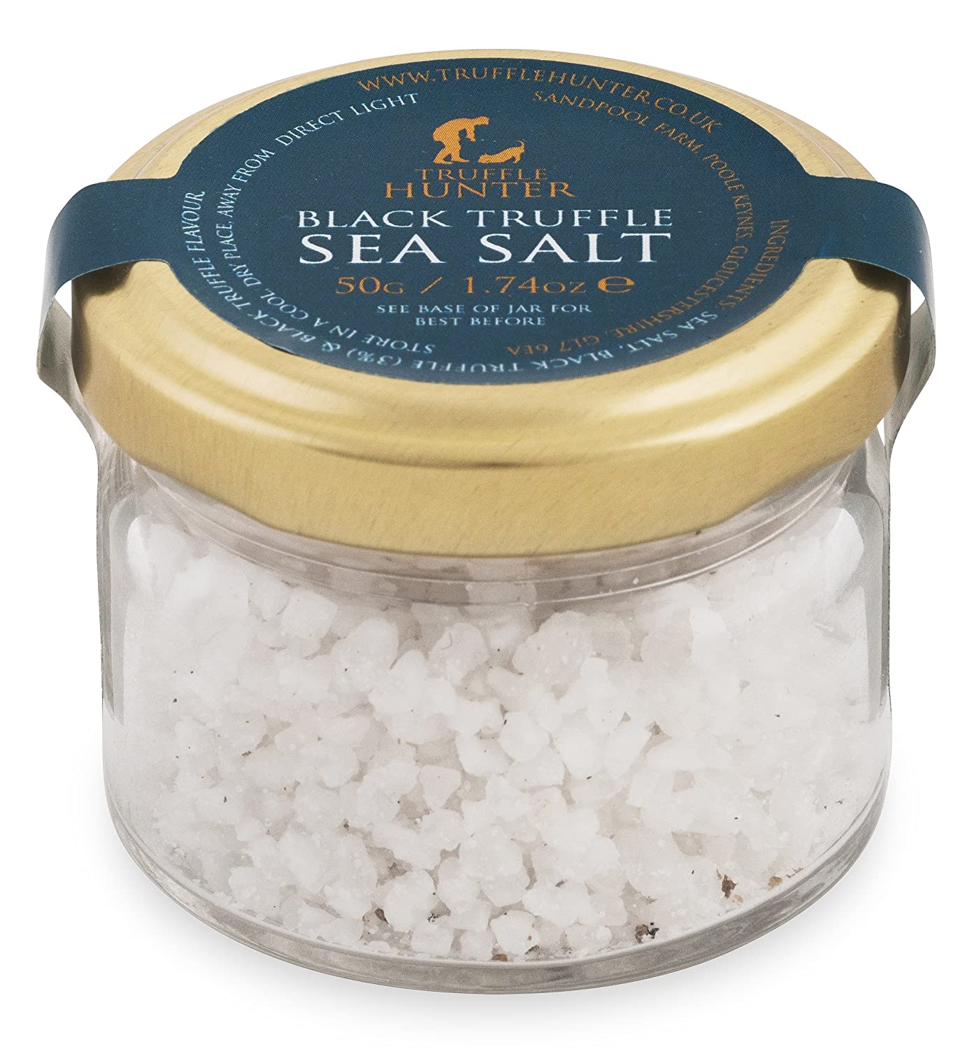 TruffleHunter Real Black & White Truffle Condiment Selection Gift Box - Acacia Honey, Dijon Mustard & Flaked Cornish Sea Salt