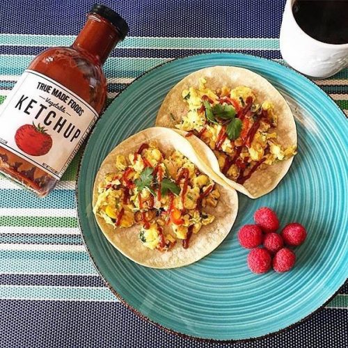 True Made Foods Vegetable Ketchup, Paleo Friendly, Non-GMO, 50% Less Sugar, 128 oz Plastic Jug