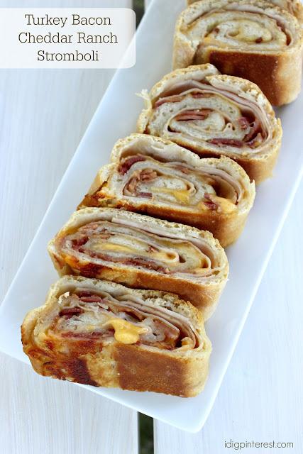 TURKEY BACON CHEDDAR RANCH STROMBOLI