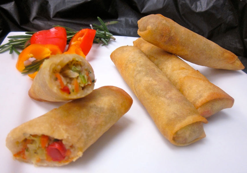 VEGETABLE SPRING ROLL - 40 pieces per tray