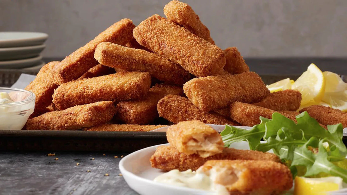 Good Catch Plant Based Vegan Breaded Fish Sticks 200-Count 10 lb. Case