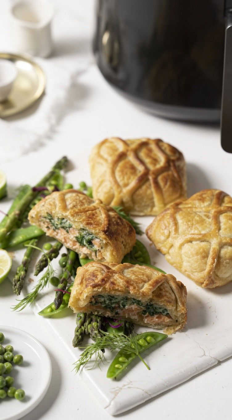 Mini Wellingtons Variety Collection - Chicken, Salmon, Spinach & Cheese - includes 12