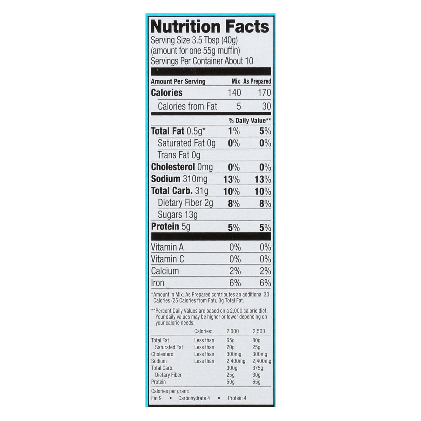 Enjoy Life - Baking Mix - Muffin w/ Ancient Grains - Gluten Free, Kosher, Vegan - 14.5 oz - Case of 6