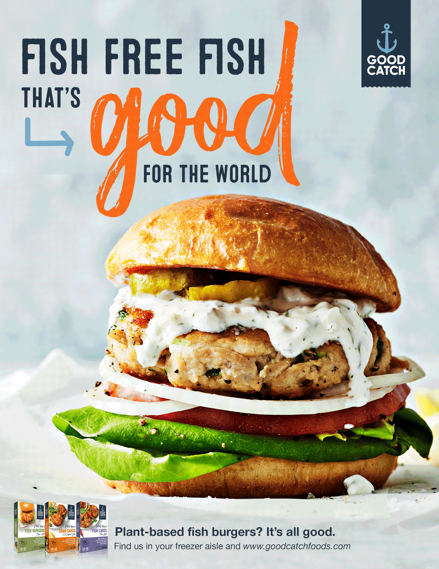 Good Catch Plant-Based Fish Burgers - Classic Style