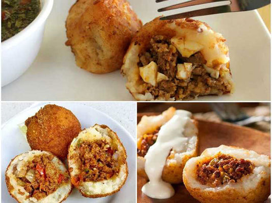 Papa Rellenas Stuffed Potato Balls - Rellenos - 100 pieces