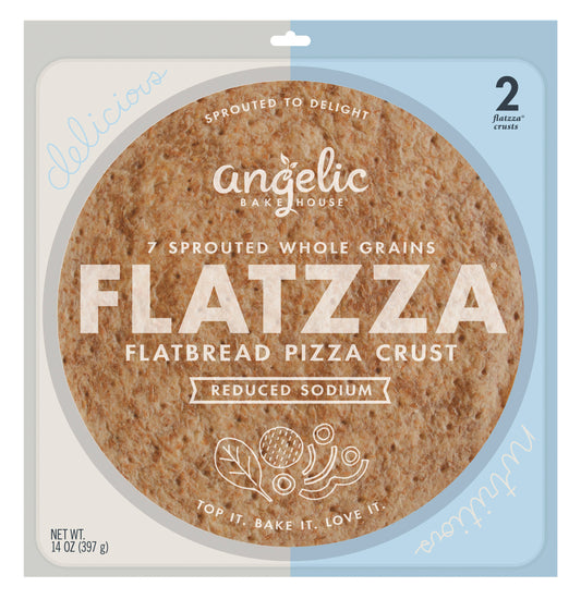 Reduced Sodium Sprouted Flatzza® Pizza Crusts - includes 2