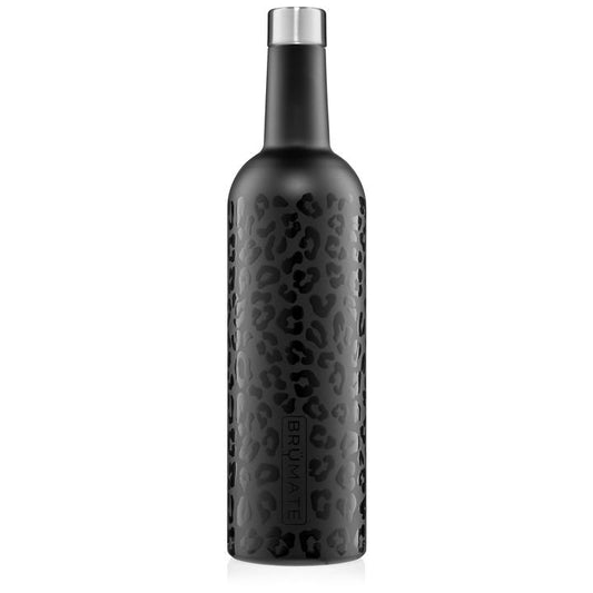 WINESULATOR™ 25OZ WINE CANTEEN | ONYX LEOPARD V2.0