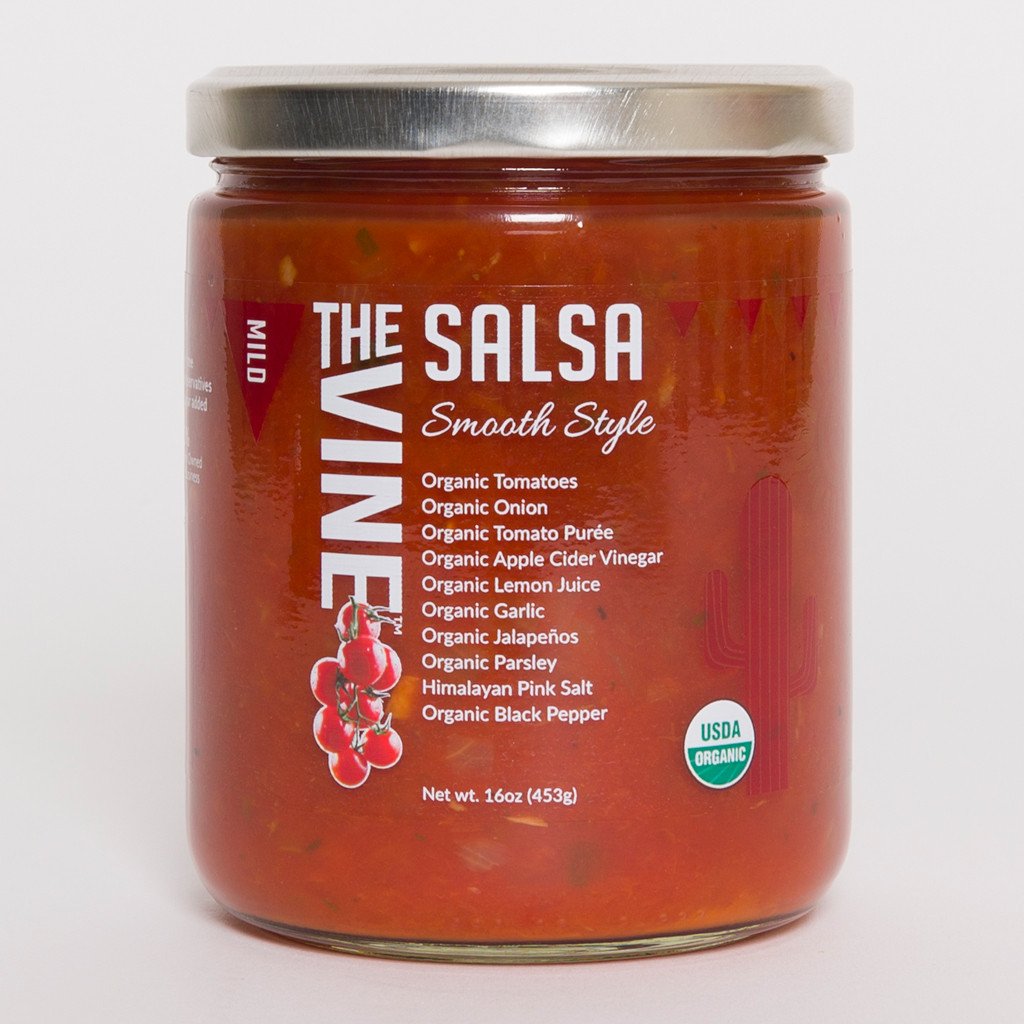 Organic Mild Smooth Salsa (Mild Smooth Style)