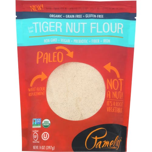 Pamelas Organic Tiger Nut Flour - 14 oz - 6 per case
