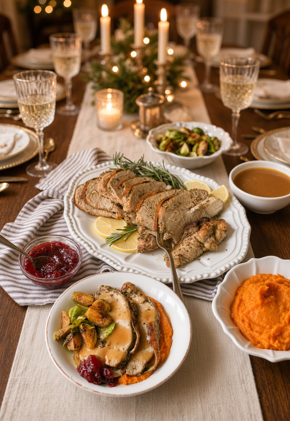 Herb Roasted Turkey — Slow-Roasted Whole, 10–12 lb