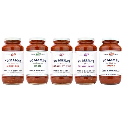 Keto Fresh Sauce Collection - Yo Mama's Foods  - No Sugar Added, Low Carb, Low Sodium, Gluten Free, Paleo Friendly