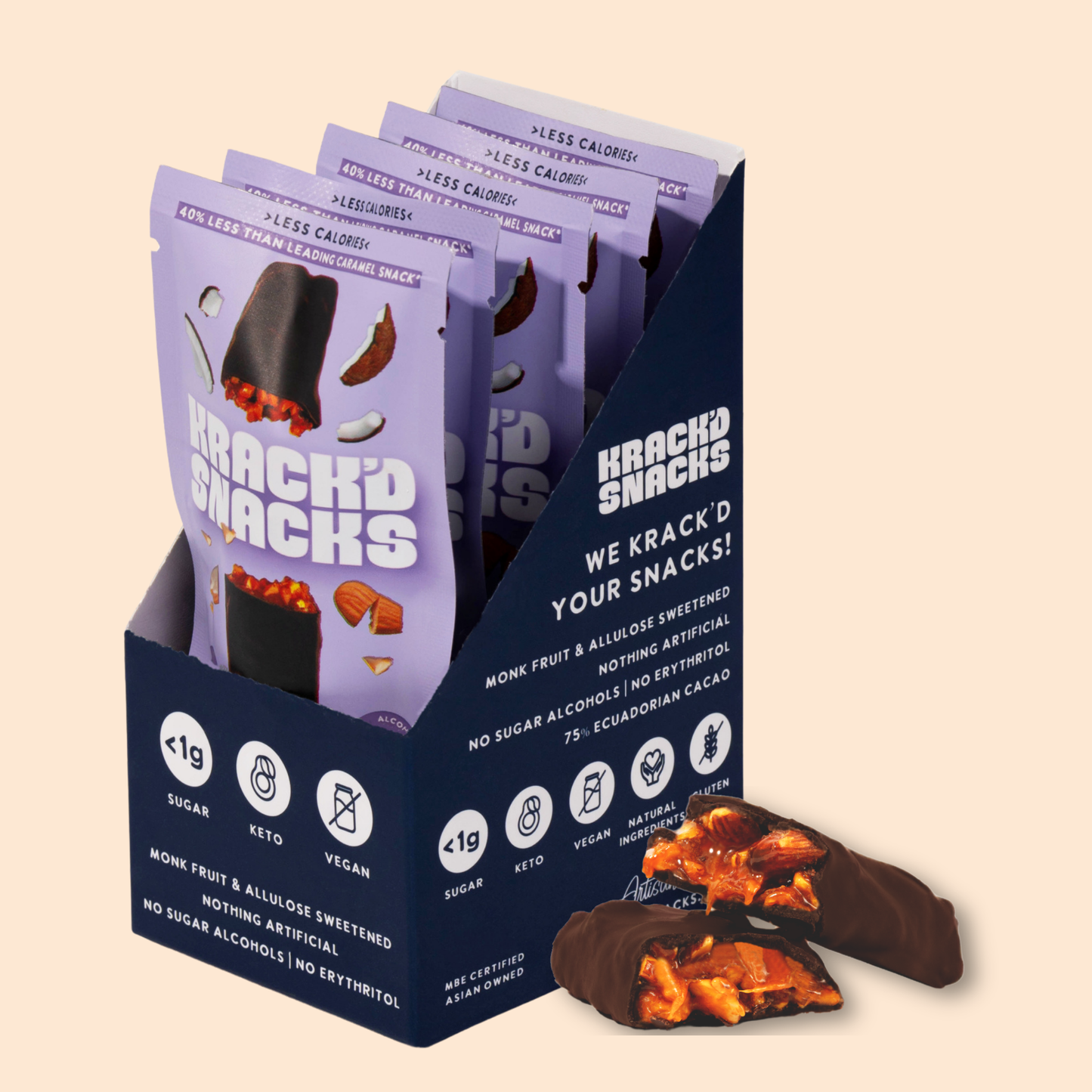 Dark Chocolate Aloha Caramel, 2g Net Carbs