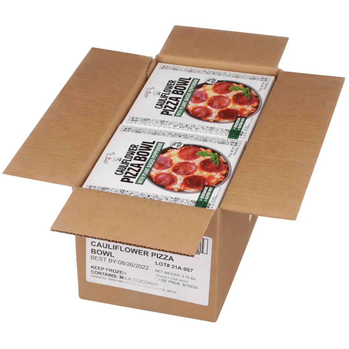 Tatooed Chef Plant Powered Pizza Bowl - 10 oz - 6 per case