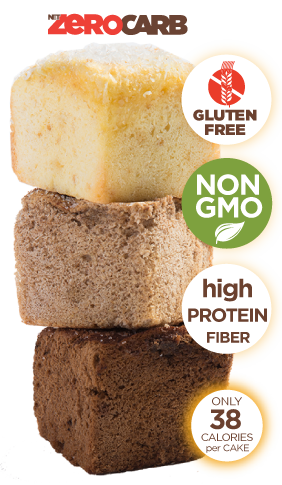 CHOCOLATE SMARTCAKE® SHIPPER BOX, Gluten Free, ZERO CARB of sugar of starch