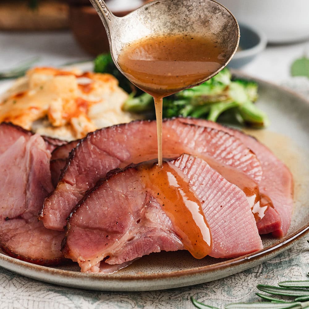 Organic Bone-In Spiral Sliced Smoked Uncured Ham, No Sugar Added