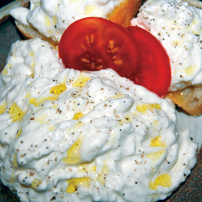 Fresh Stracciatella with Truffles - 1 lb.