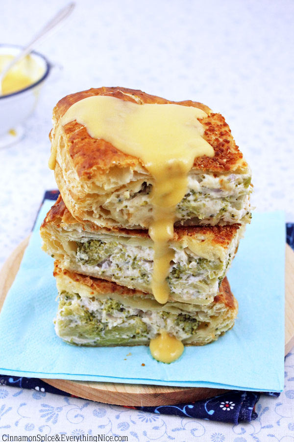 Chicken, Broccoli & Cream Cheese Puffs
