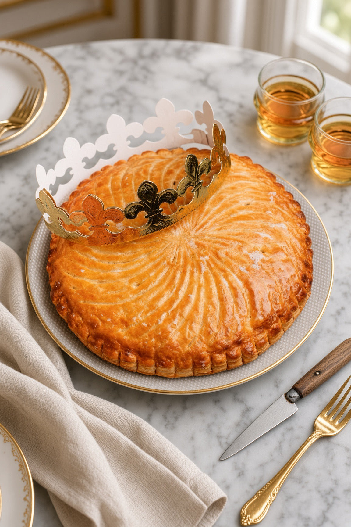 French King Cake Galette des Rois et des Reines