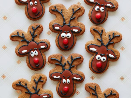 Reindeer Gingerbread Cookies - 1 Dozen