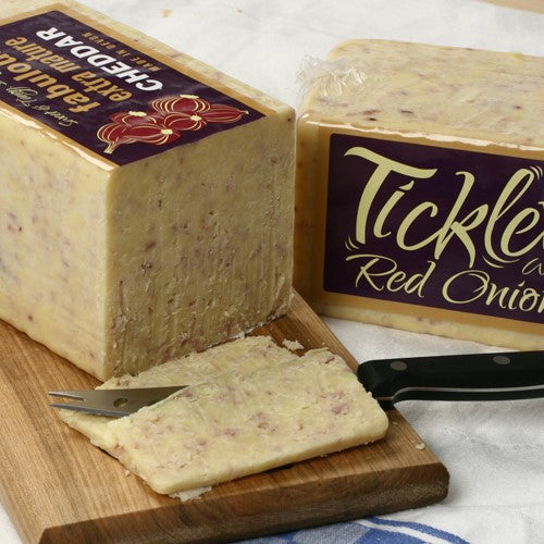 Tickler Cheddar with Red Onions, 1 lb