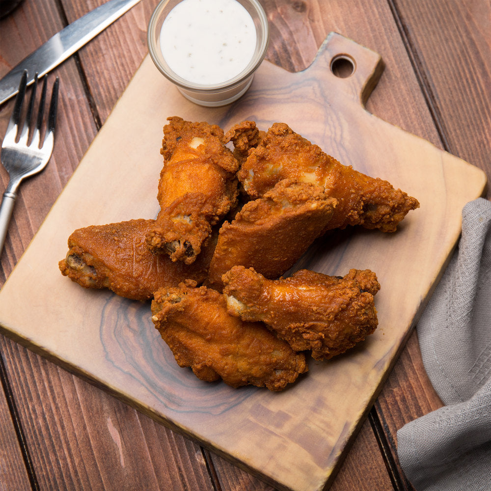 Fire Stingers Magnum Fully Cooked Spicy Breaded Chicken Wings, 7.5 lb