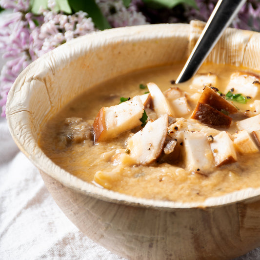 Mushroom and Brie Bisque 4 lb. Bag - 4/Case