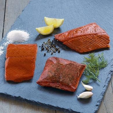 Flavored Smoked Wild Sockeye Salmon Trio