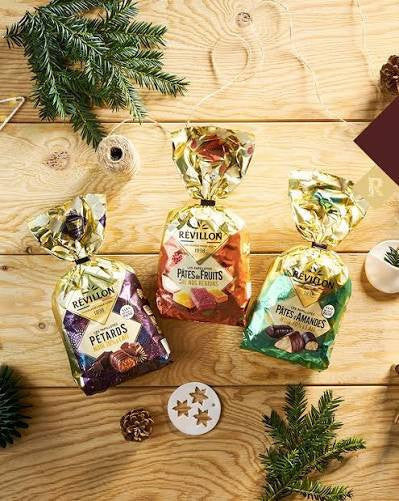 Révillon Papillotes Noir Lait Et Blanc Chocolate, 3.96 lb - Imported from France