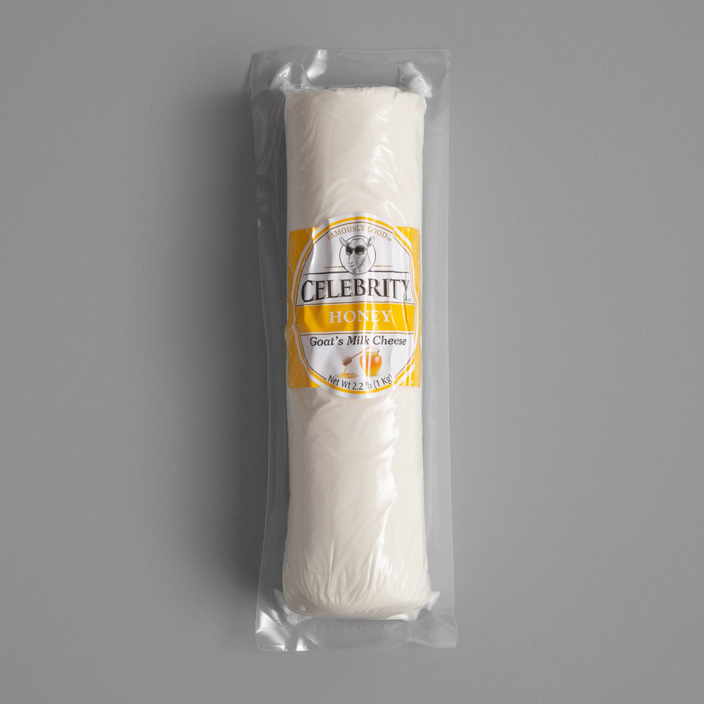 Celebrity Honey Chevre Goat Cheese Log - 2.2 lb