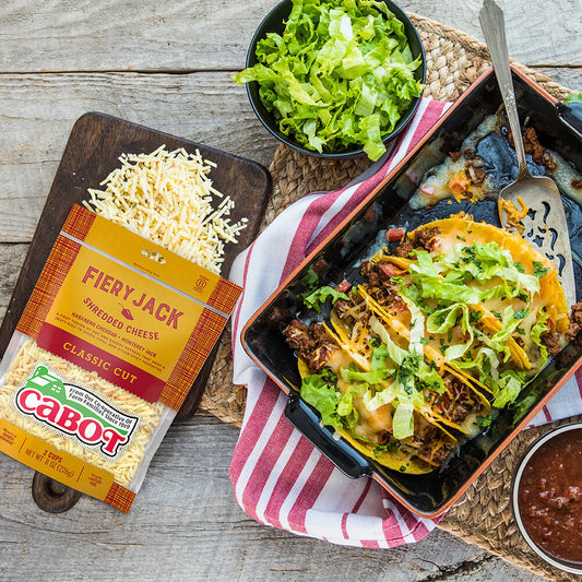 Cabot Fiery Jack Shredded Cheese - Hot!