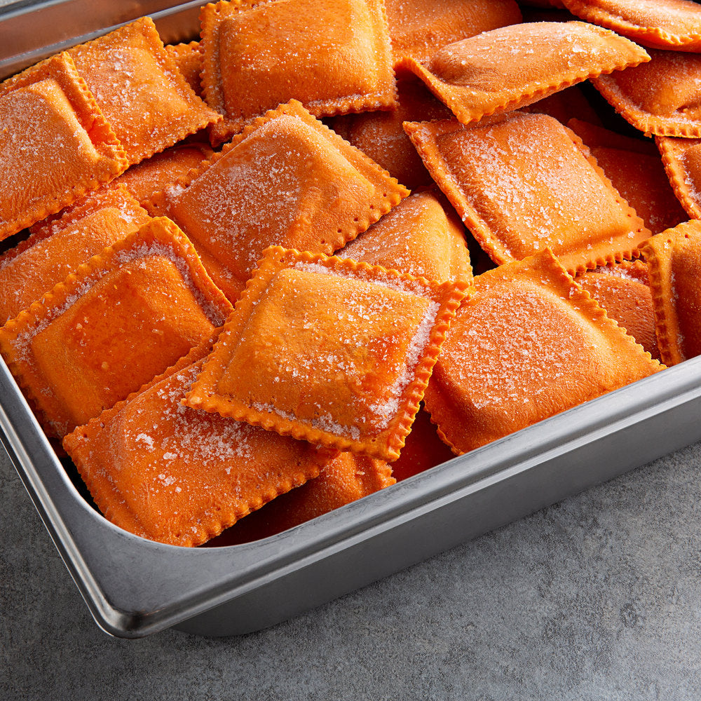 Square Lobster Ravioli - 1 lb - 10/Case