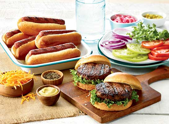 Organic Grilling Sampler - Steak Burgers & Grassfed Hotdogs – The Table ...