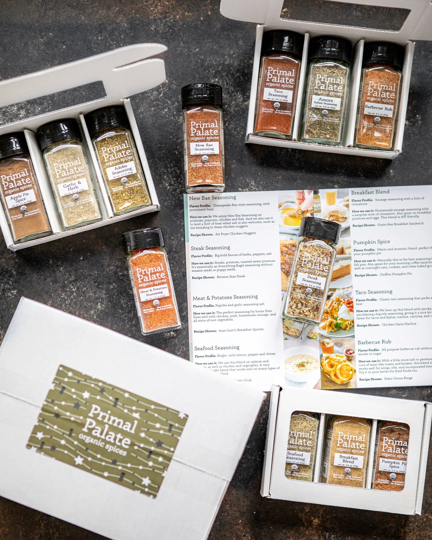 Best Sellers Collection Spices - Primal Palate - 12 Bottles