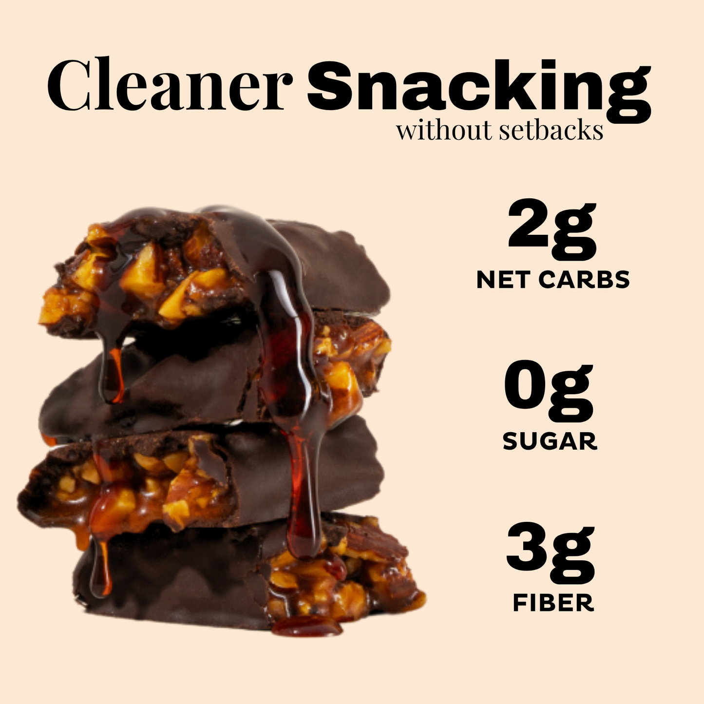 Dark Chocolate Aloha Caramel, 2g Net Carbs