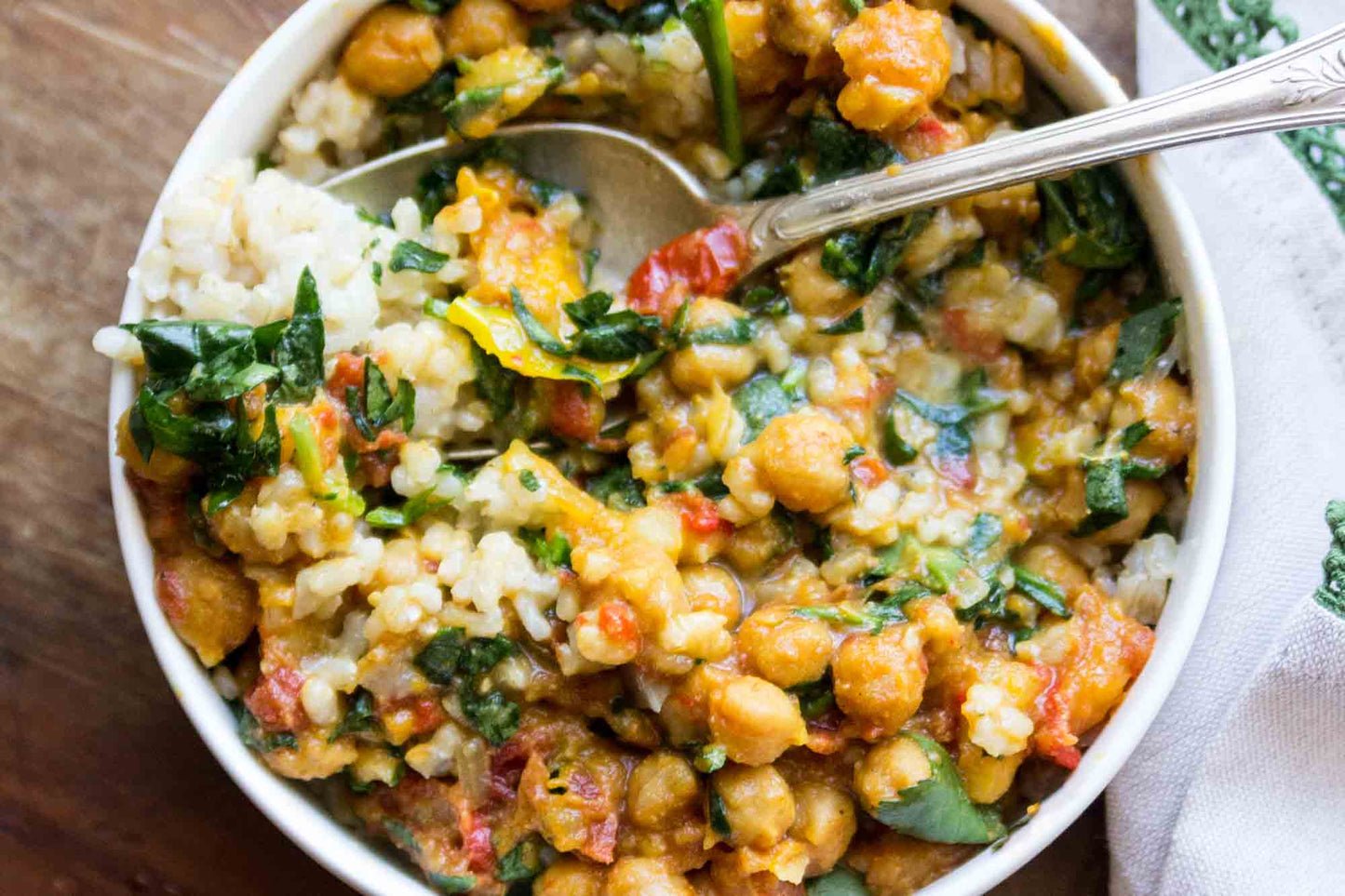 Chickpea Curry Veggie Meal
