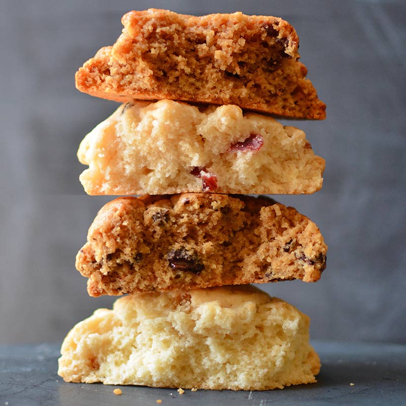 Tin of Heart Shaped Scones (10) - Valentines Day