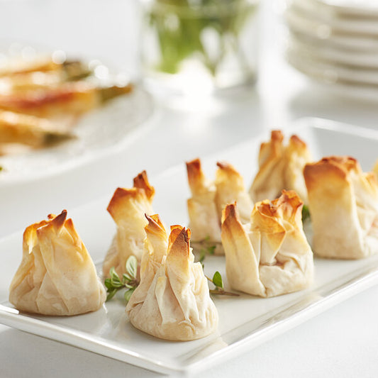 Brie with Raspberry Jam in Filo Bundle - Les Chateaux de France - 48/Case