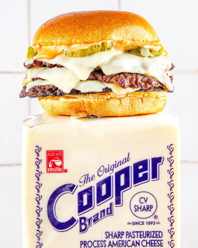 Cooper® CV Sharp White American Cheese — 5 lb Loaf