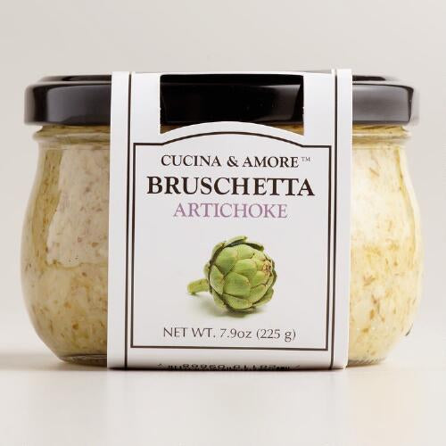 Cucina & Amore Artichoke Bruschetta,  7.9 Oz. Set of 6