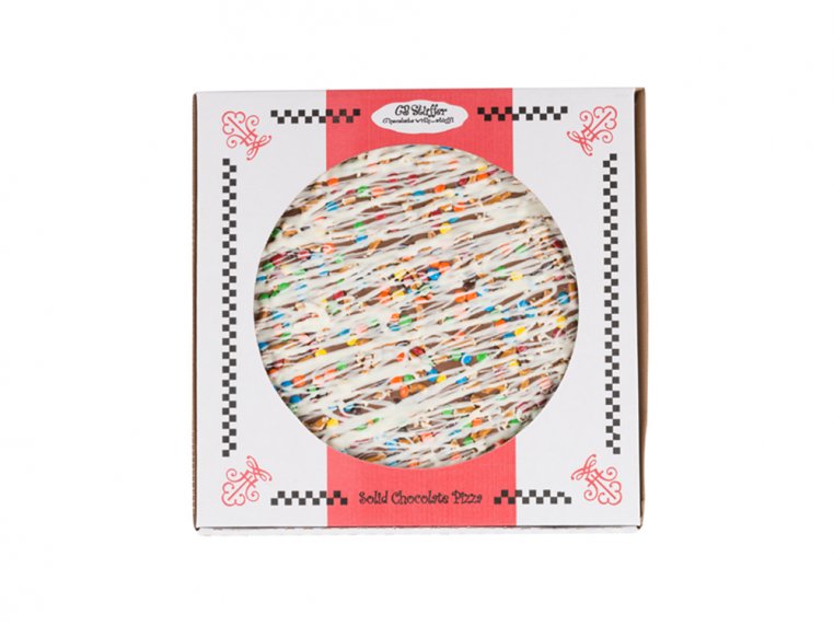 Large Spring Candy & Pretzel Pizza Slice- Easter Candy Bits & Pretzels