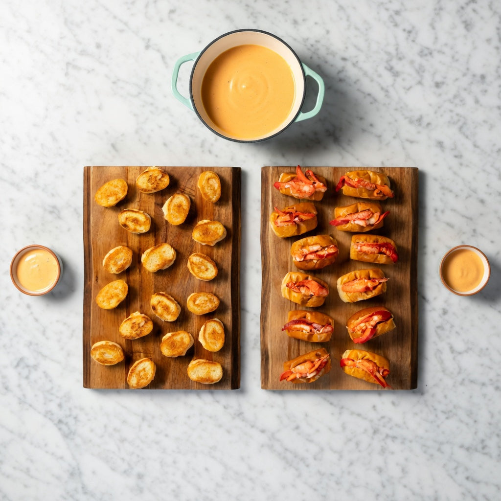 ALL-NEW Mini Lobster Rolls & Grilled Cheeses Appetizer Pack - Food Kit