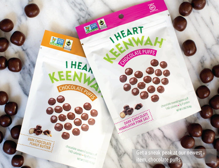 Chocolate Puffs, Dark Chocolate Himalayan Pink Salt (2.5oz)