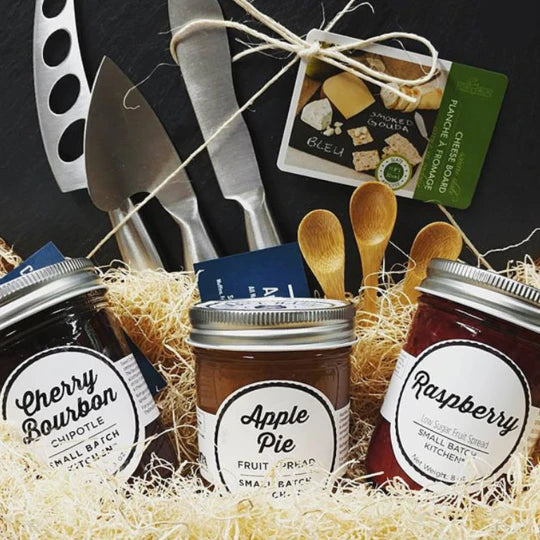 Small Batch Kitchen Cheese Slate Gift Basket
