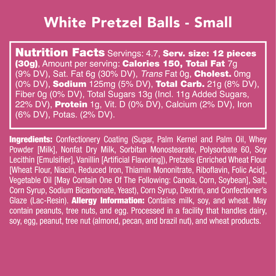 White Pretzel Balls