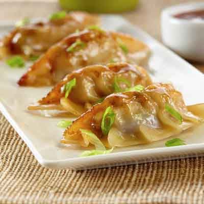 Teriyaki Chicken Potstickers / Dumplings - 35 pieces per tray