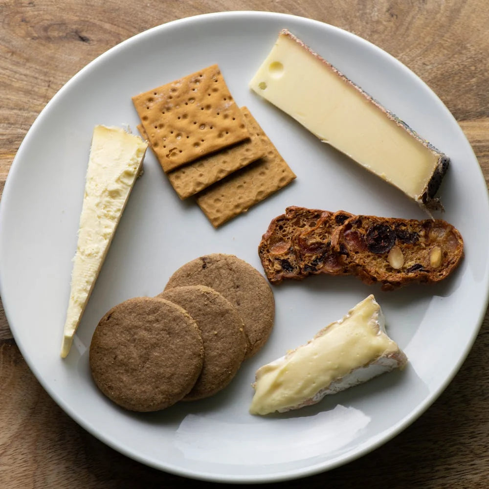 The Fine Cheese Co. Flavoured Crackers Selection Box -  Rosemary | Sea Salt | Fig & Honey, Imported from England