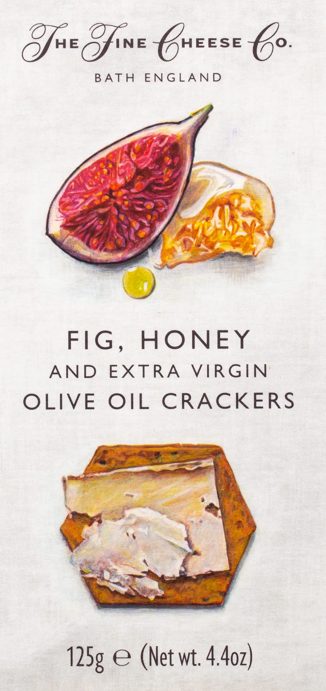 The Fine Cheese Co. Flavoured Crackers Selection Box -  Rosemary | Sea Salt | Fig & Honey, Imported from England